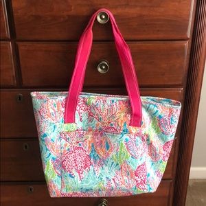 Lilly Pulitzer cooler tote